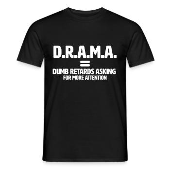 Lustig Lustiger Spruch Funny Geschenk Lustige - Männer T-Shirt - Schwarz - Vorne - AI Model Male 178 light (178cm)