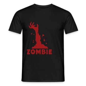 Halloween Night Witch Gift Bat - Men's T-Shirt - black - Front - AI Model Male 178 light (178cm)