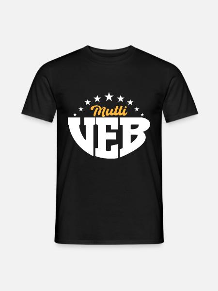 VEB Mutti DDR Geschenk - Männer T-Shirt - Schwarz