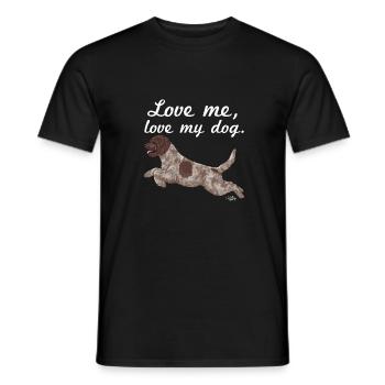 lagottolovemy5 - Männer T-Shirt - Schwarz - Vorne - AI Model Male 178 light (178cm)