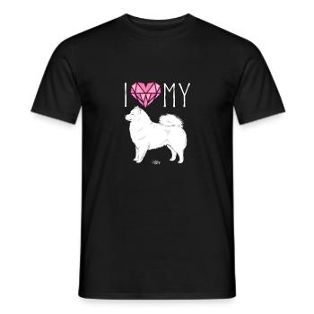 japsilovediamonds - T-shirt homme - noir - Devant - AI Model Male 178 light (178cm)