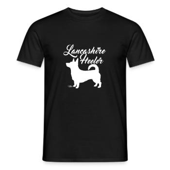 heelerheeler - Men's T-Shirt - black - Front - AI Model Male 178 light (178cm)
