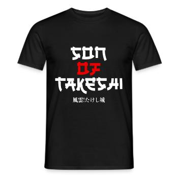 Drôle de Japon Son Of Takeshi culte 90 TV culte - T-shirt homme - noir - Devant - AI Model Male 178 light (178cm)