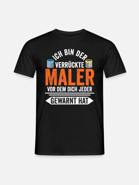 Maler und Lackierer - Männer T-Shirt - Schwarz