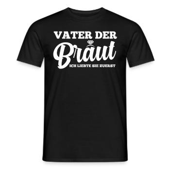 Vater Der Braut Heirat Hochzeit Junggesellinnenabs - Männer T-Shirt - Schwarz - Vorne - AI Model Male 178 light (178cm)