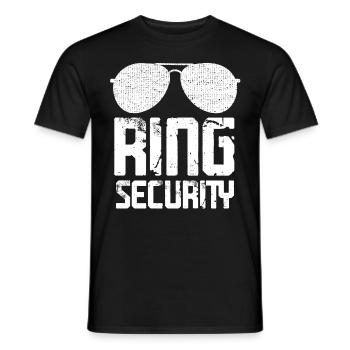 Ring Security Ringträger Heiraten Verlobung Heirat - Männer T-Shirt - Schwarz - Vorne - AI Model Male 178 light (178cm)