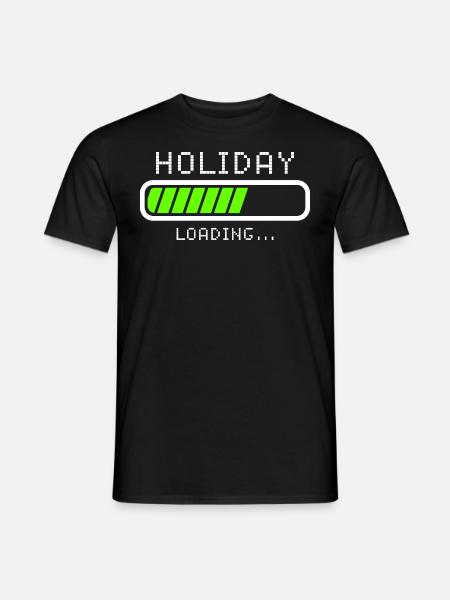 Holiday Holidays Summer Holidays Winter Holidays - Men's T-Shirt - black