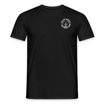 Problèmes de vin vinique Buveur de vin Winemaker Festival du vin - T-shirt homme - noir - Devant - AI Model Male 178 light (178cm)