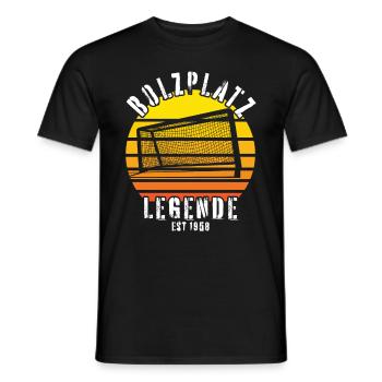Bolzplatz Legende Fußballer Mannschaft Geburtstag - Männer T-Shirt - Schwarz - Vorne - AI Model Male 178 light (178cm)
