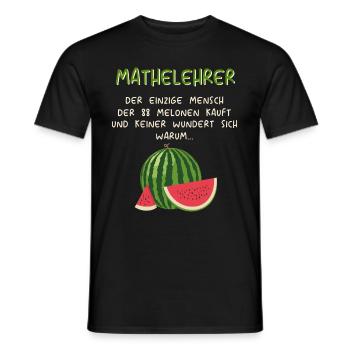 Mathematiker Mathematik Mathe Examen Lehramt - Männer T-Shirt - Schwarz - Vorne - AI Model Male 178 light (178cm)