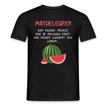 Mathematiker Mathematik Mathe Examen Lehramt - Männer T-Shirt - Schwarz - Vorne - AI Model Male 178 light (178cm)
