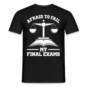 Anwalt Geschenke für Anwälte | Jurist Jura Student - Männer T-Shirt - Schwarz - Vorne - AI Model Male 178 light (178cm)