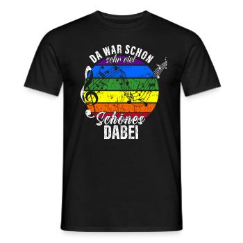 Beaucoup de belles choses avec : chef de chœur, professeur de musique - T-shirt homme - noir - Devant - AI Model Male 178 light (178cm)
