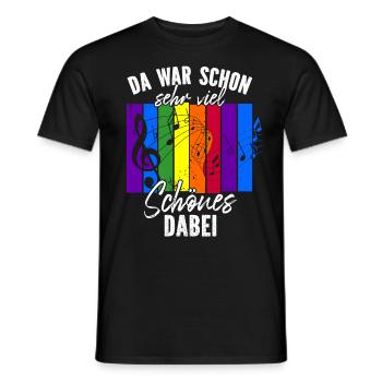 Sehr viel Schönes dabei Chorleiter Musiklehrer - Männer T-Shirt - Schwarz - Vorne - AI Model Male 178 light (178cm)