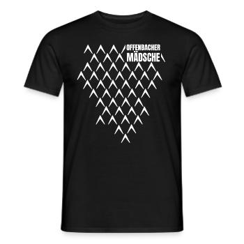 Offenbacher Mädsche Hessen dialecte Bembel - T-shirt homme - noir - Devant - AI Model Male 178 light (178cm)