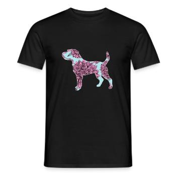 Flower Parson - T-shirt homme - noir - Devant - AI Model Male 178 light (178cm)