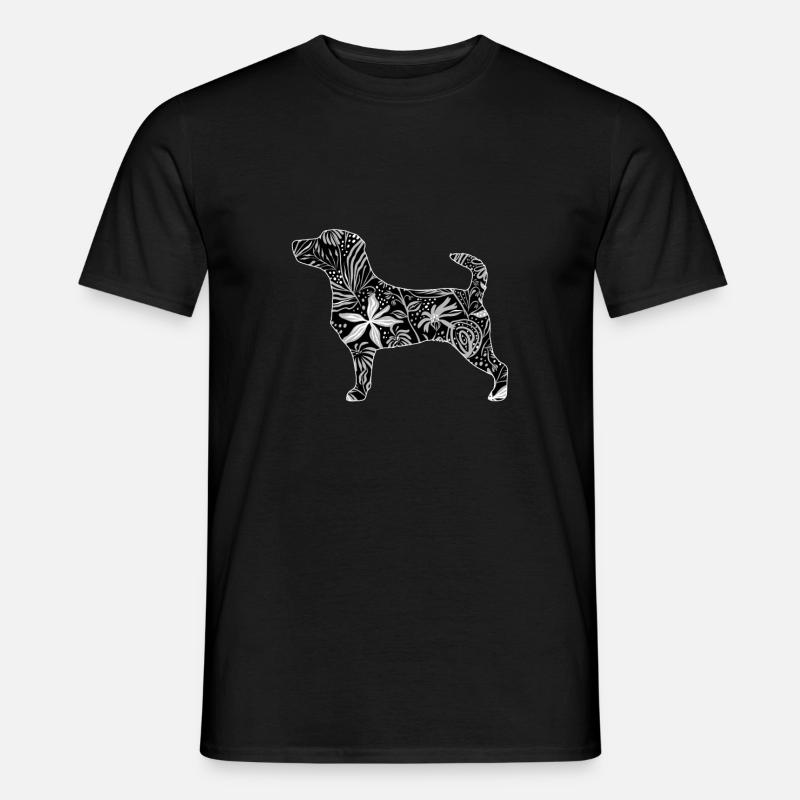 Blume JRT Glatt - Männer T-Shirt - Schwarz