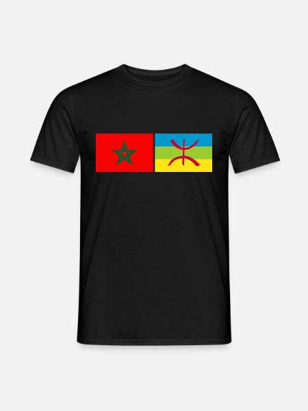 MAROKKO AMAZIGH - Männer T-Shirt - Schwarz