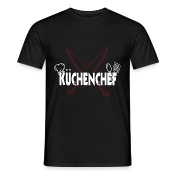 Kochen Koch Küchenchef Design - Männer T-Shirt - Schwarz - Vorne - AI Model Male 178 light (178cm)
