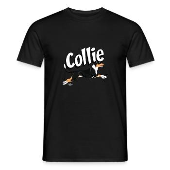 nahkacollie2 - T-shirt homme - noir - Devant - AI Model Male 178 light (178cm)