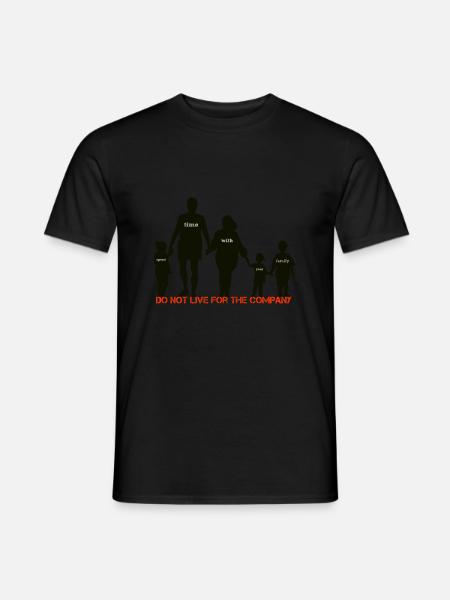 family - Men's T-Shirt - black
