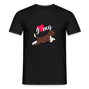 lagottolove2 - T-shirt homme - noir - Devant - AI Model Male 178 light (178cm)