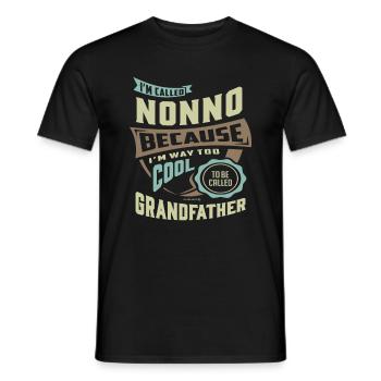 Je suis appelé nonno - T-shirt homme - noir - Devant - AI Model Male 178 light (178cm)