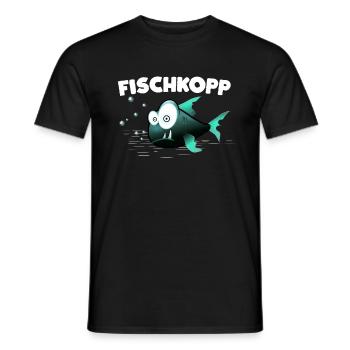 Angler Fische Fisch Norddeutsch Bremen - Männer T-Shirt - Schwarz - Vorne - AI Model Male 178 light (178cm)