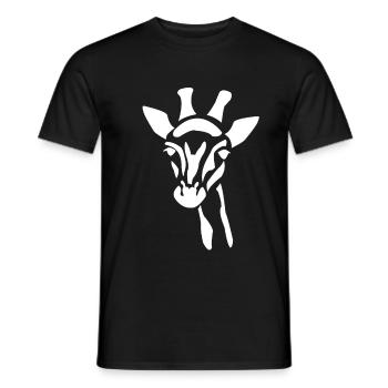 Giraffe Zoo Safari Afrika Giraffen Geburtstag - Männer T-Shirt - Schwarz - Vorne - AI Model Male 178 light (178cm)