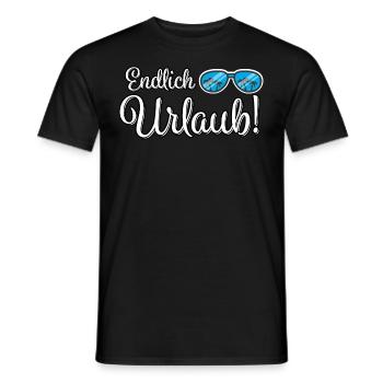 Urlaub Urlaubsreif - Männer T-Shirt - Schwarz - Vorne - AI Model Male 178 light (178cm)