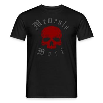 Totenkopf - Memento Mori - Männer T-Shirt - Schwarz - Vorne - AI Model Male 178 light (178cm)