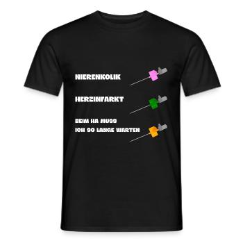 Emergency paramedics Emergency doctor NA - Men's T-Shirt - black - Front - AI Model Male 178 light (178cm)