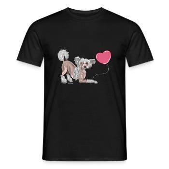 Ballon C Chinois IV - T-shirt homme - noir - Devant - AI Model Male 178 light (178cm)