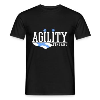Beweglichkeit Finnland - Männer T-Shirt - Schwarz - Vorne - AI Model Male 178 light (178cm)