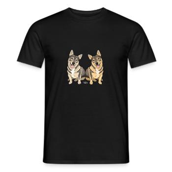 gööttipari - Men's T-Shirt - black - Front - AI Model Male 178 light (178cm)
