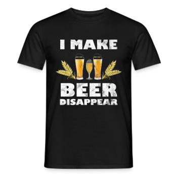 Bier lustiger BierSpruch mit Bier - Männer T-Shirt - Schwarz - Vorne - AI Model Male 178 light (178cm)