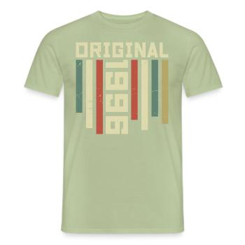 1996 Retro Geschenk 1996 28 Jahre Jubiläum Geschenk - Männer T-Shirt - Sage - Vorne - AI Model Male 178 light (178cm)