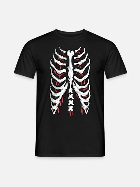 Bloody ribs - Men's T-Shirt - black