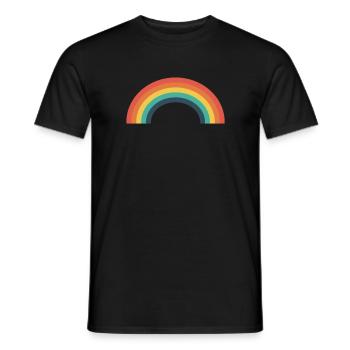 Arc en ciel arc en ciel - T-shirt homme - noir - Devant - AI Model Male 178 light (178cm)