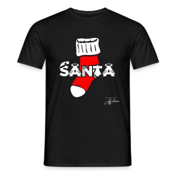 Christmas Christmas Christmas Christmas time - Men's T-Shirt - black - Front - AI Model Male 178 light (178cm)
