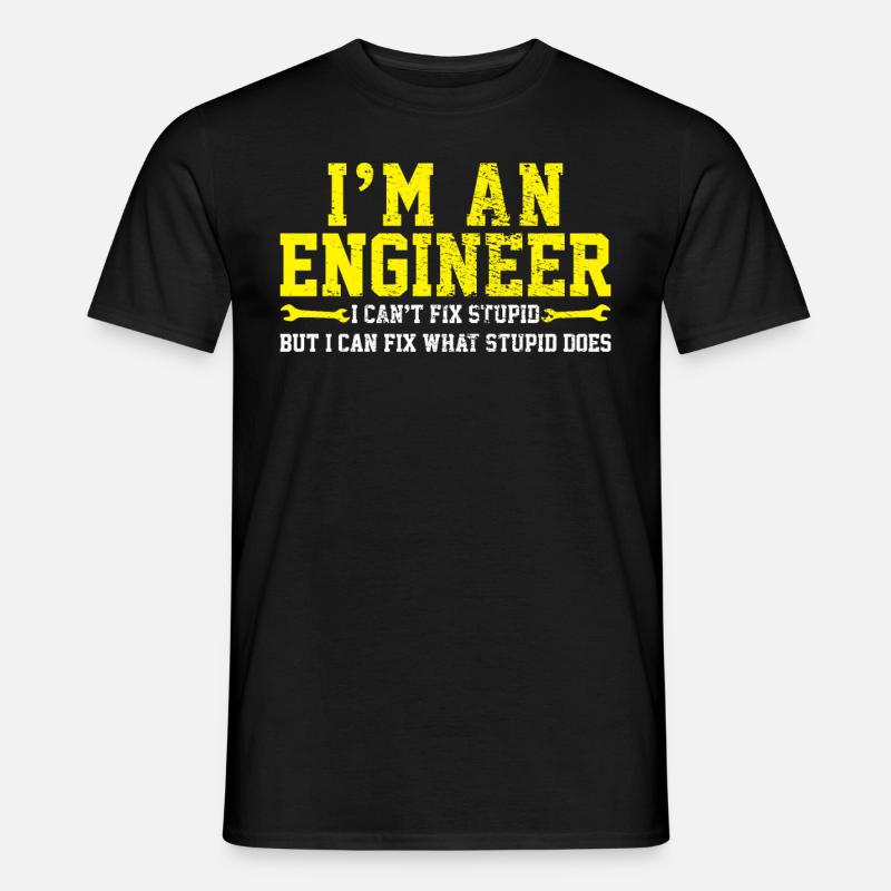 Engineer engineering - Men’s T-shirt - black