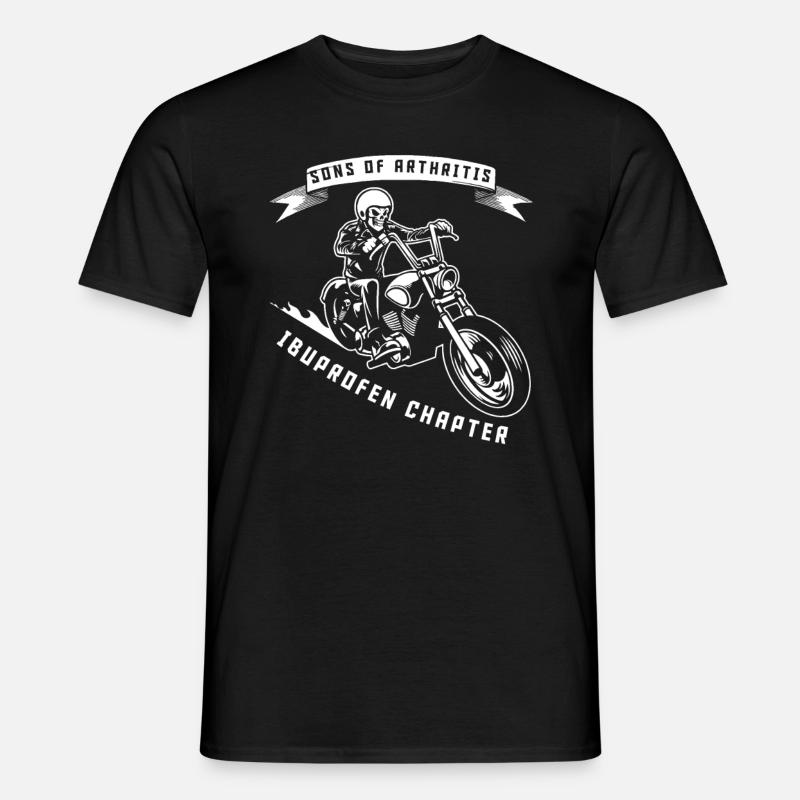 Arthritis Ibuprofen Kapitel Biker - Männer T-Shirt - Schwarz