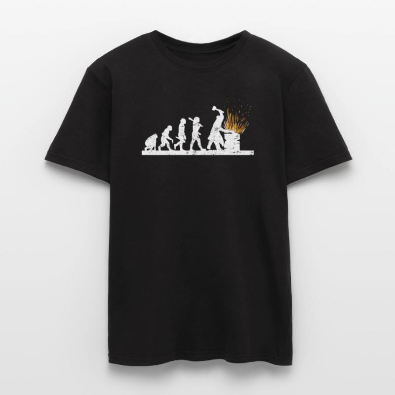Evolution du métier de forgeron T-shirt homme