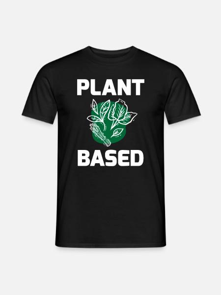 Plant Based Veggie Shirt - Men's T-Shirt - black