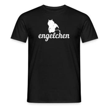 Engel - Männer T-Shirt - Schwarz - Vorne - AI Model Male 178 light (178cm)