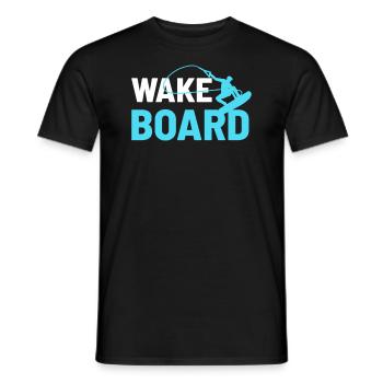 wakeboard - T-shirt homme - noir - Devant - AI Model Male 178 light (178cm)