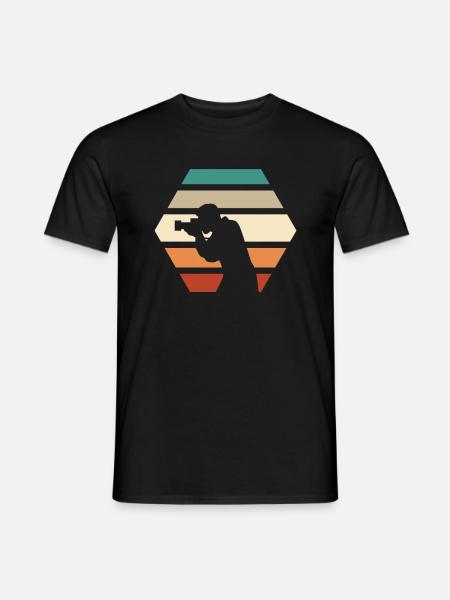 photographer photographer photographer - Men's T-Shirt - black