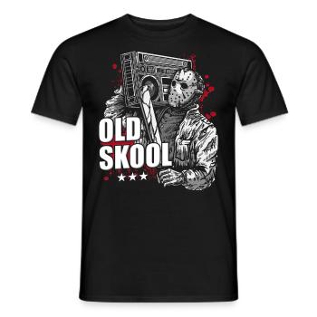 chemise old school hip hop old school - T-shirt homme - noir - Devant - AI Model Male 178 light (178cm)