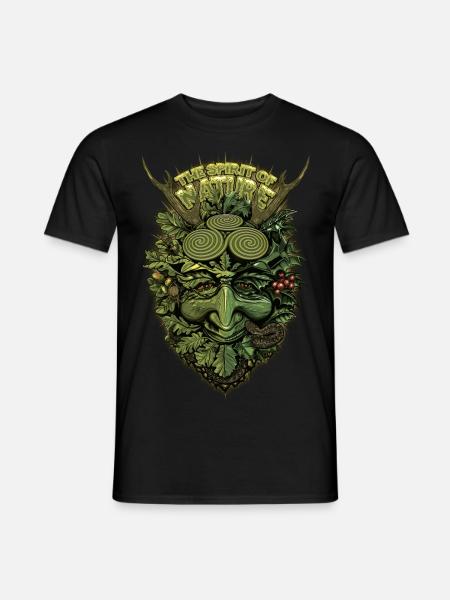 The Spirit of Nature II - Men's T-Shirt - black
