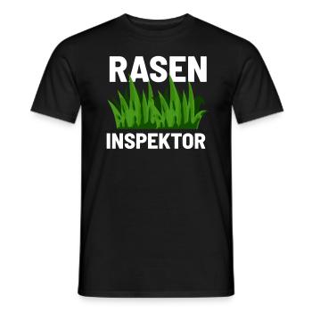 Raseninspektor Rasenmähen - Männer T-Shirt - Schwarz - Vorne - AI Model Male 178 light (178cm)